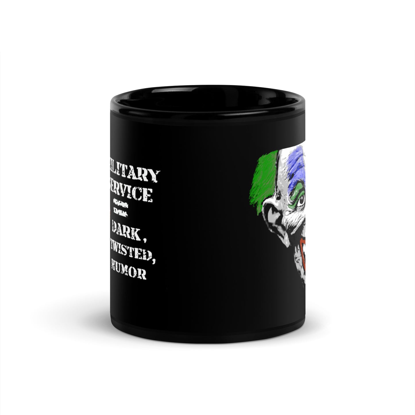 Dark Humor Black Glossy Mug