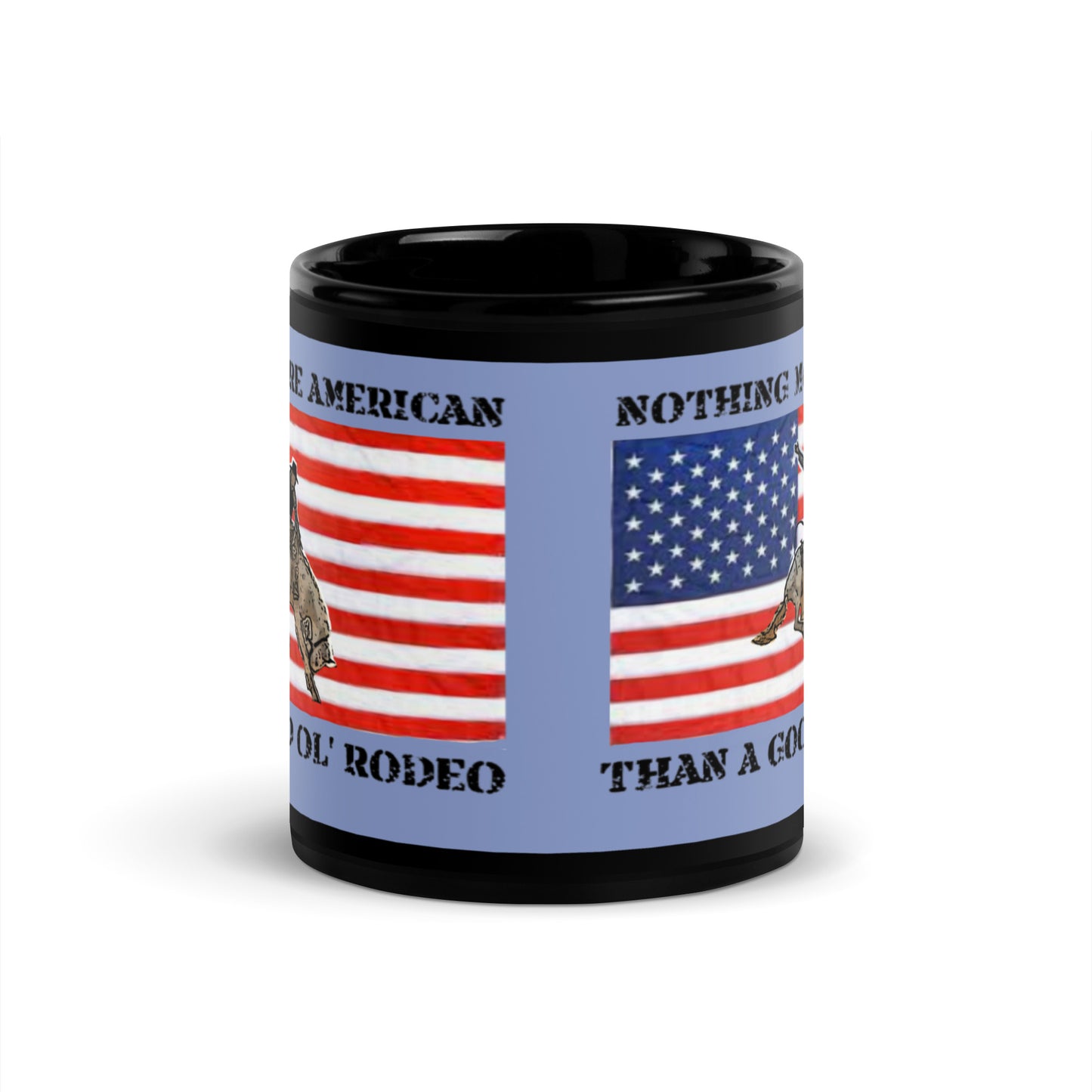 Good Ol Rodeo Black Glossy Mug