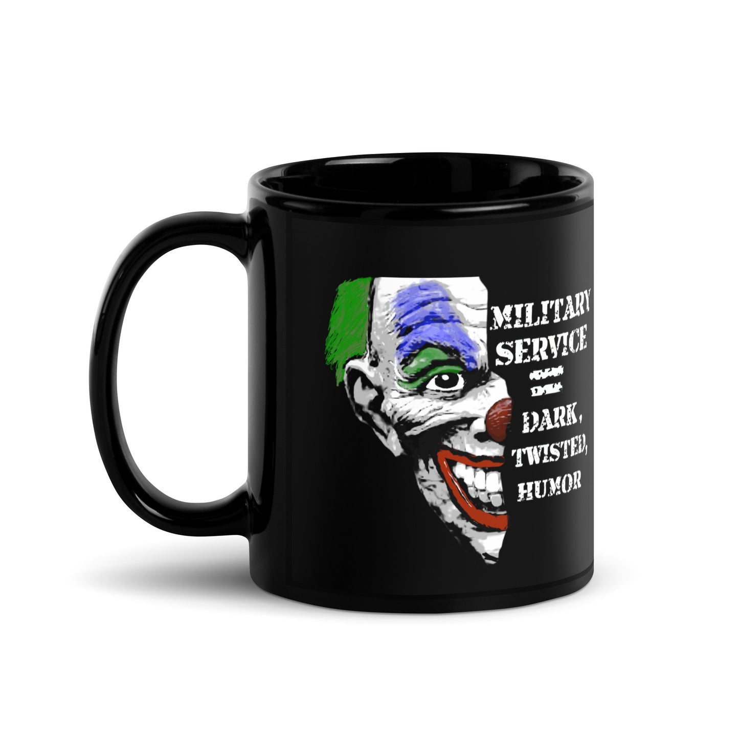 Dark Humor Black Glossy Mug