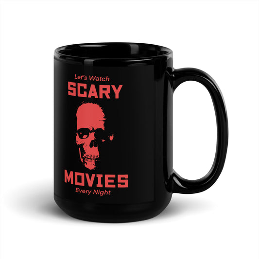 Halloween - Scary Movies Black Glossy Mug