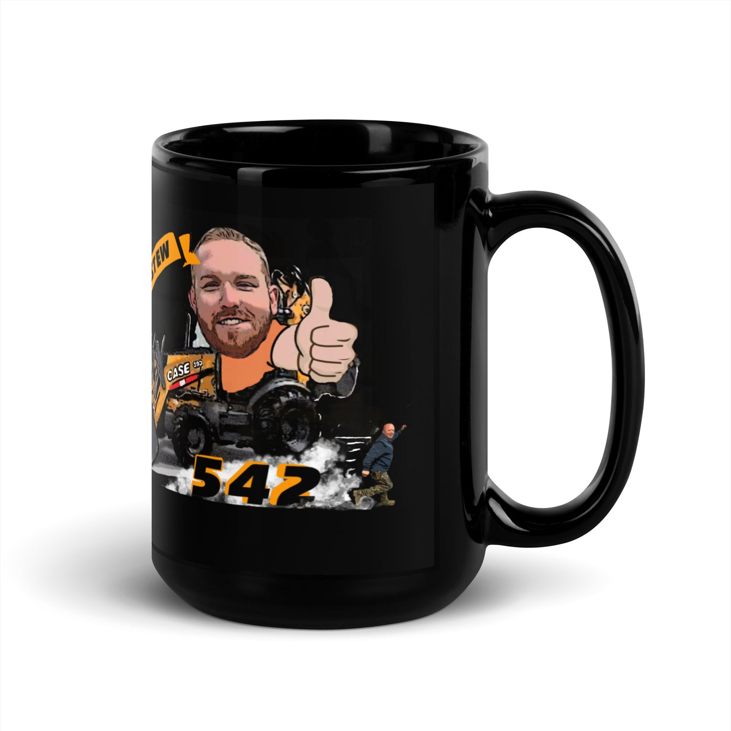 New Stew Black Glossy Mug