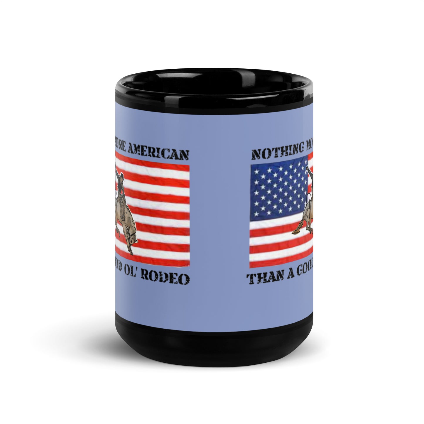 Good Ol Rodeo Black Glossy Mug