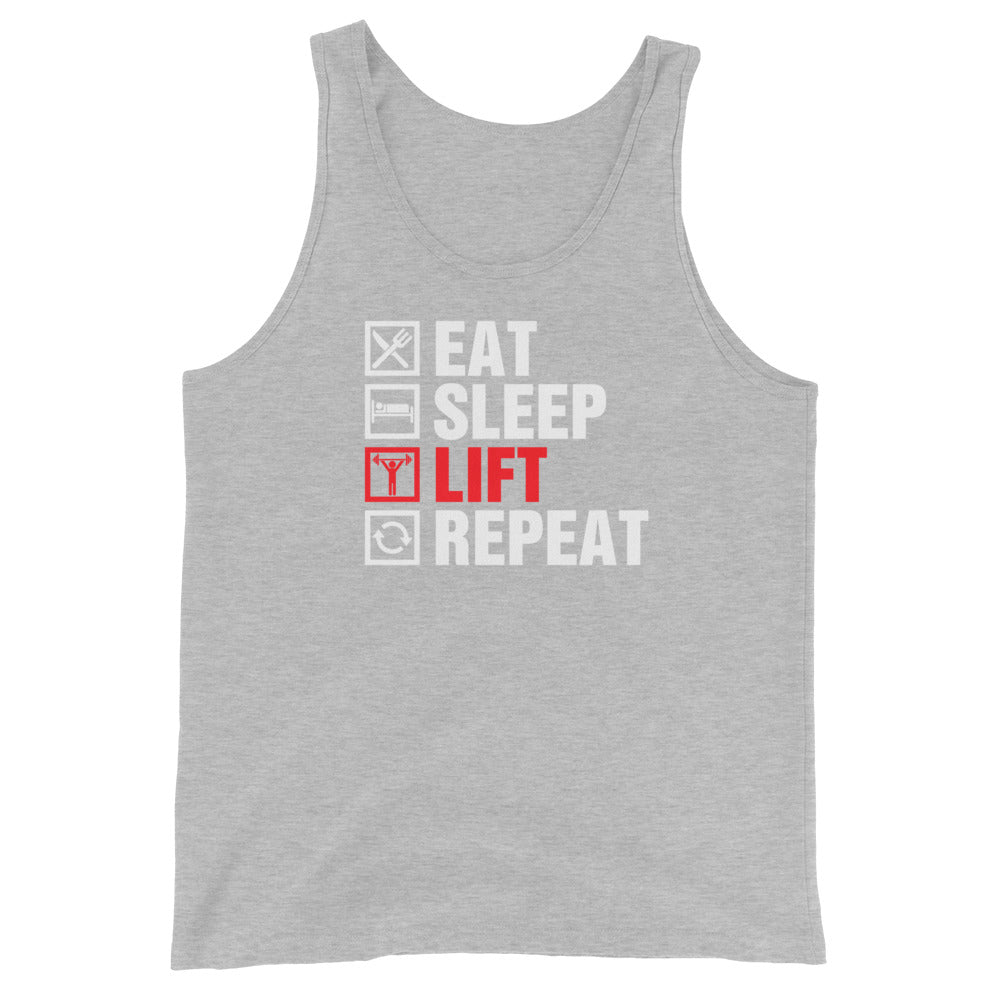 Gym Eat Sleep Lift Repeat Men's Tank Top