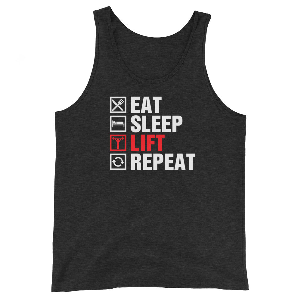 Gym Eat Sleep Lift Repeat Men's Tank Top