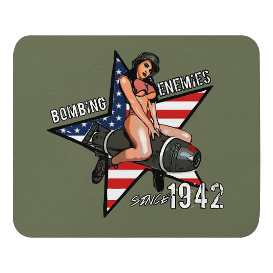 Bombing Enemies Mouse pad