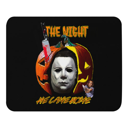 Halloween the Night He Came Home Mouse pad