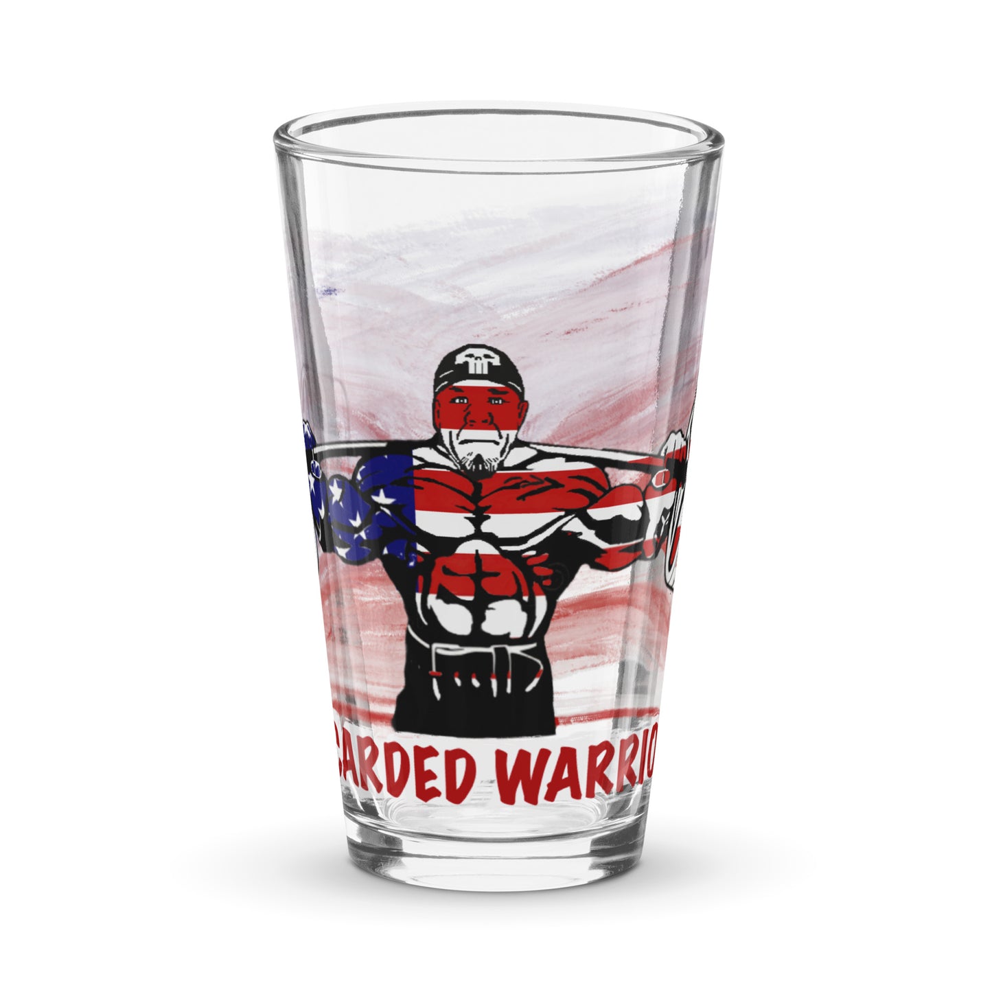 Discarded Warriors Lift Shaker pint glass