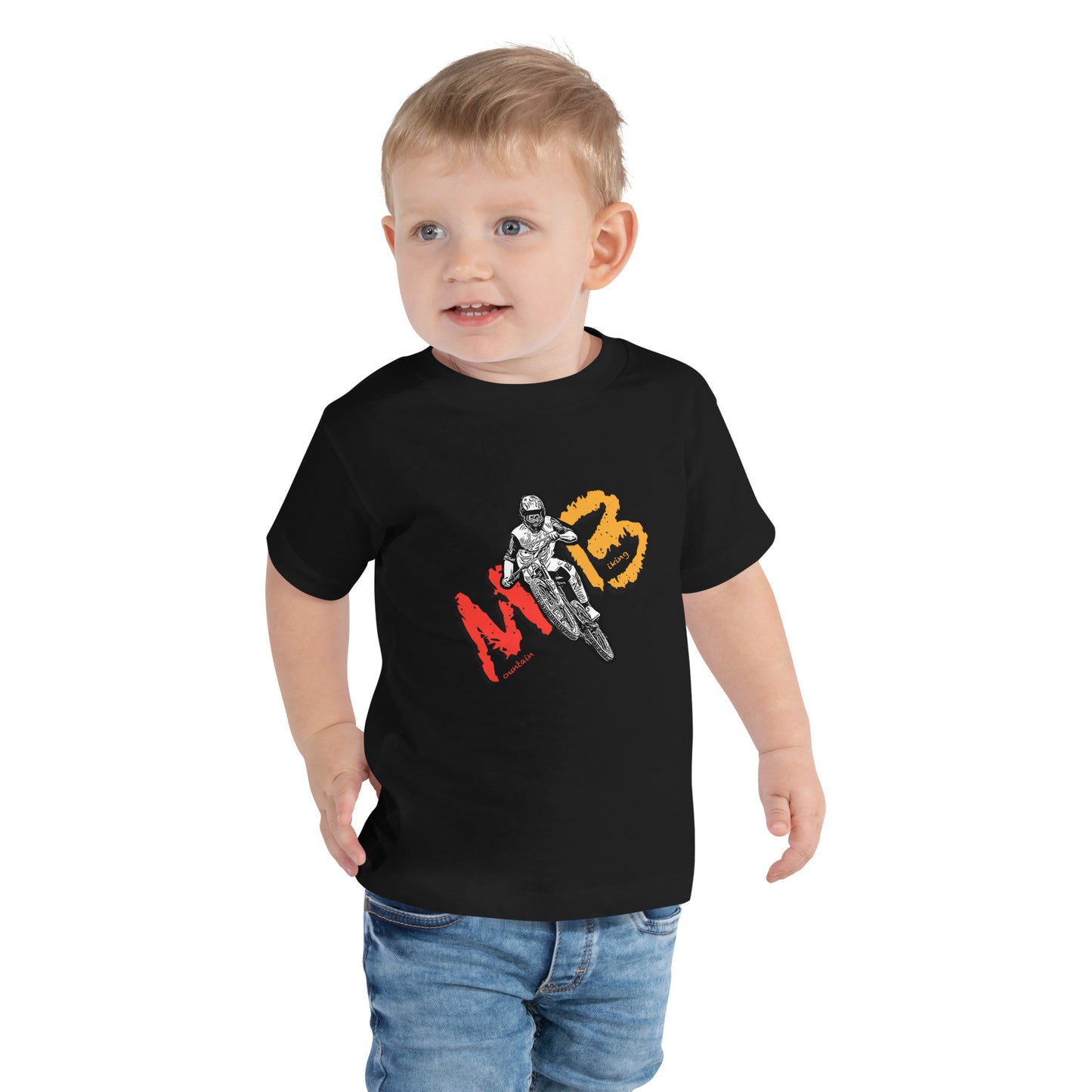 Mountain Biking Toddler Short Sleeve Tee