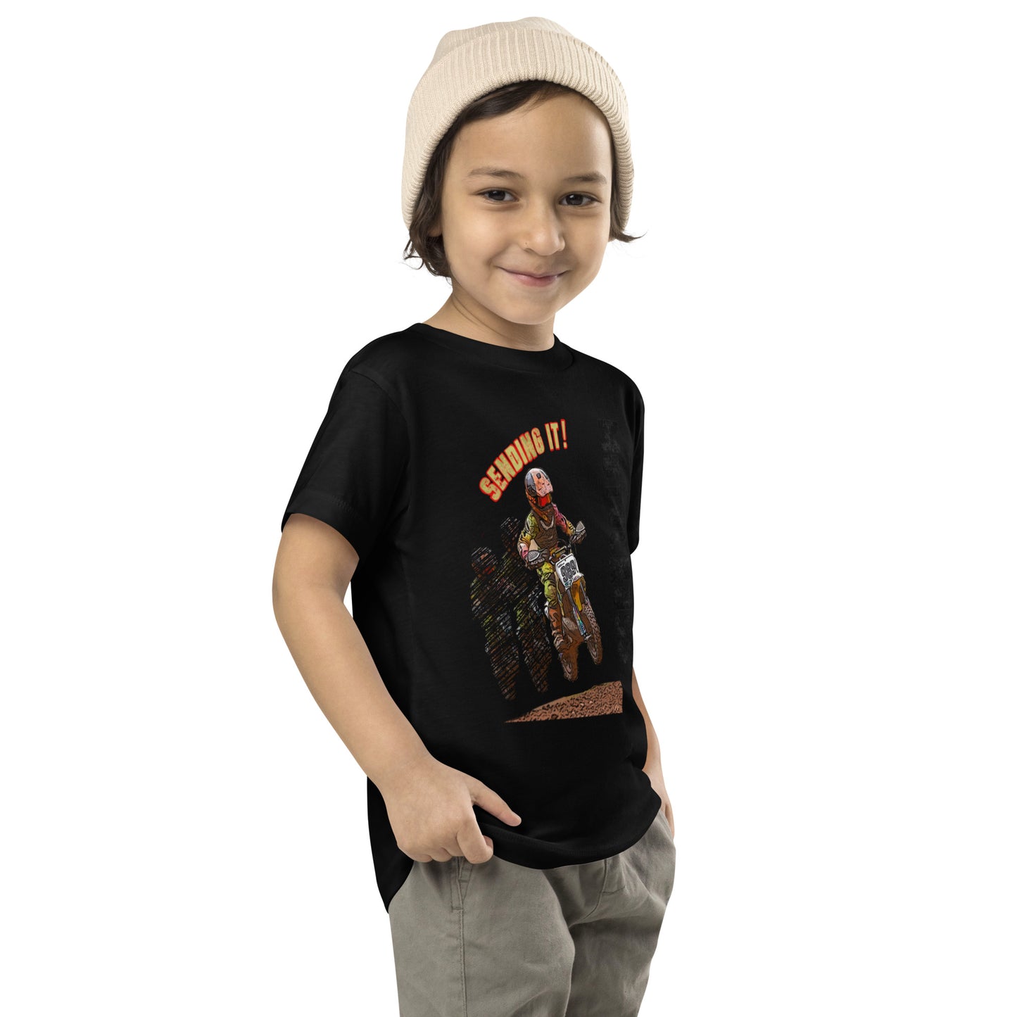 Sending It Toddler Short Sleeve Tee