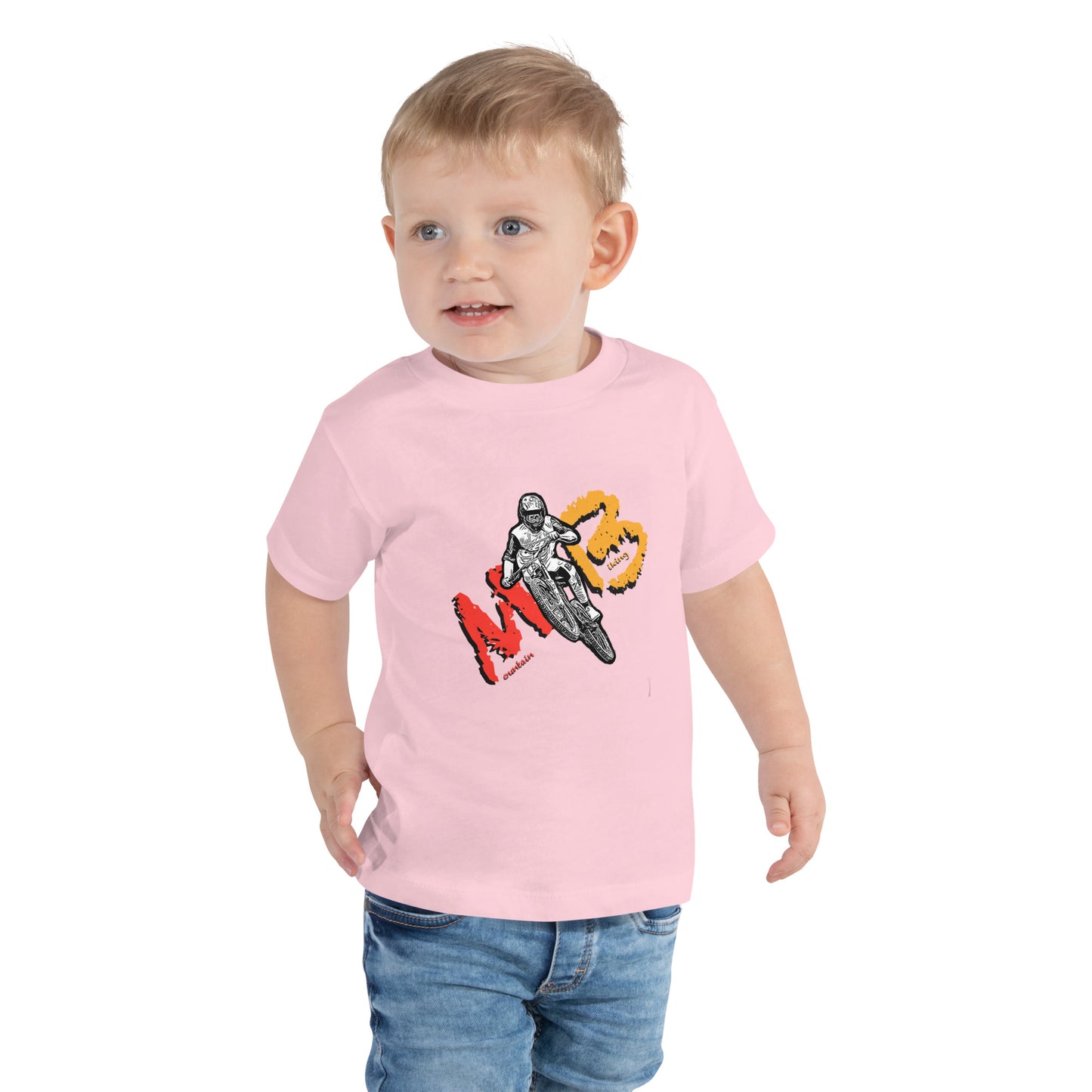 Mountain Biking Toddler Short Sleeve Tee