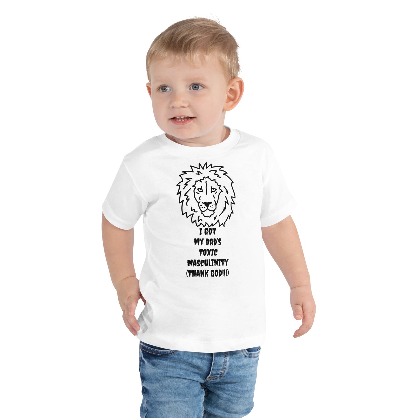 Dad’s toxic masculinity Toddler Short Sleeve Tee