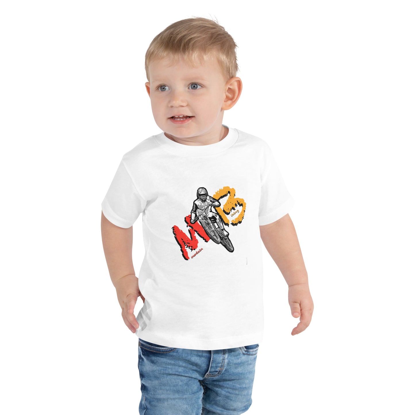 Mountain Biking Toddler Short Sleeve Tee