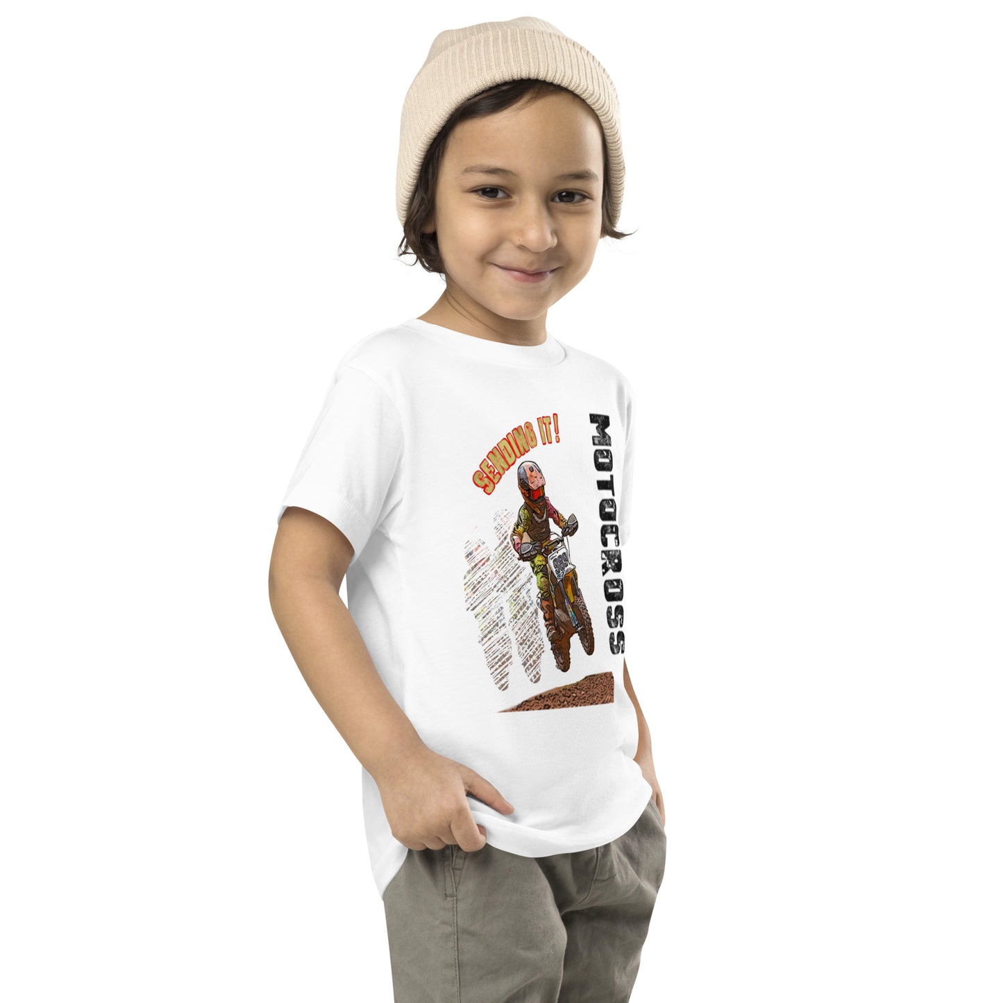 Sending It Toddler Short Sleeve Tee