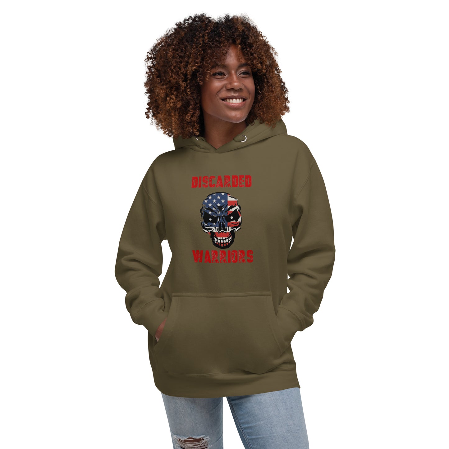 Discarded Warriors Skull Unisex Hoodie