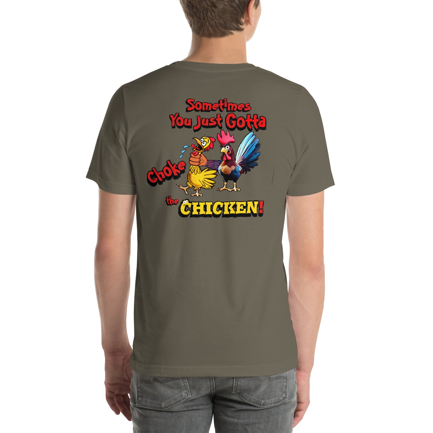 Cocky Ranch Wear Choke the Chicken Unisex t-shirt