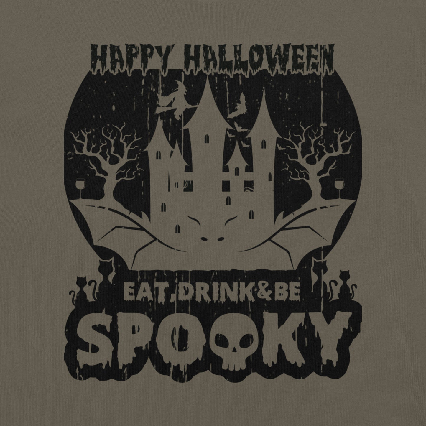 Halloween Eat, Drink & Be Spooky Unisex t-shirt