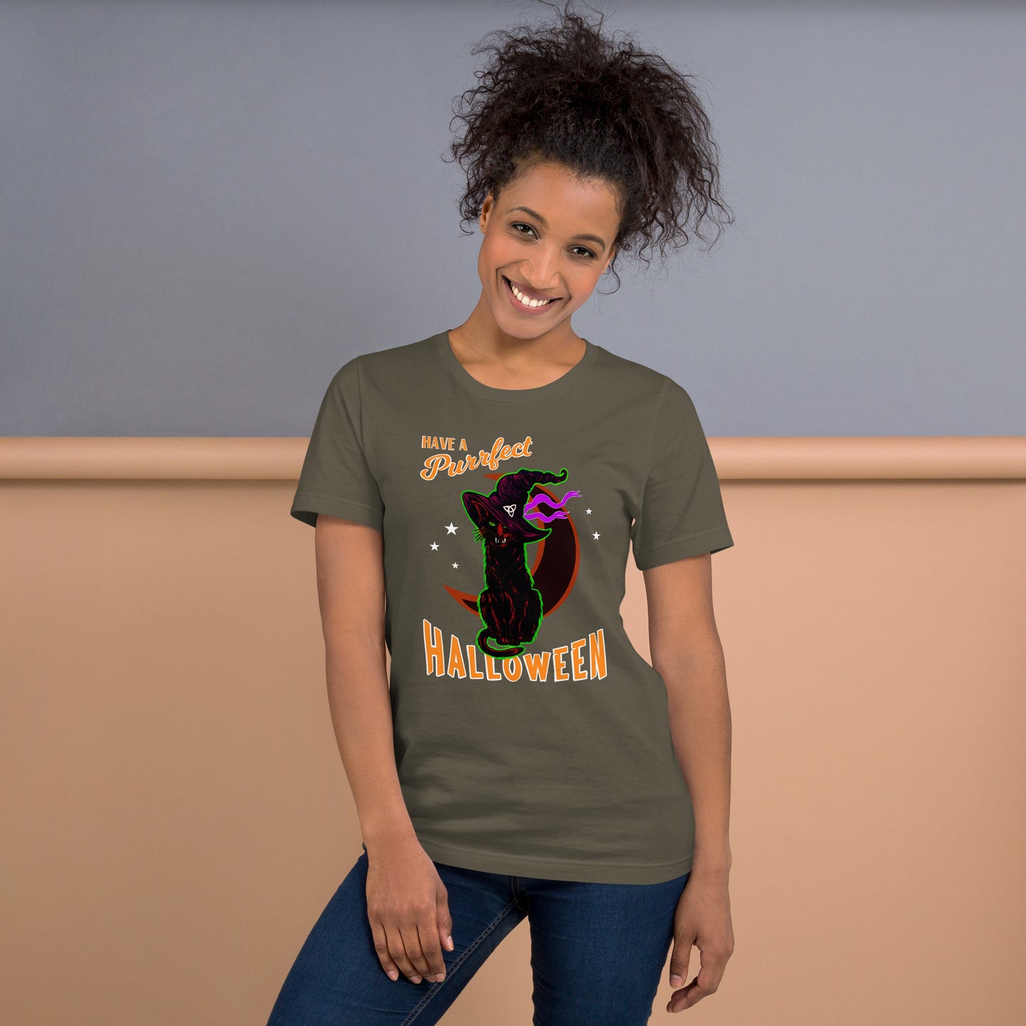 Halloween Purfect Unisex t-shirt