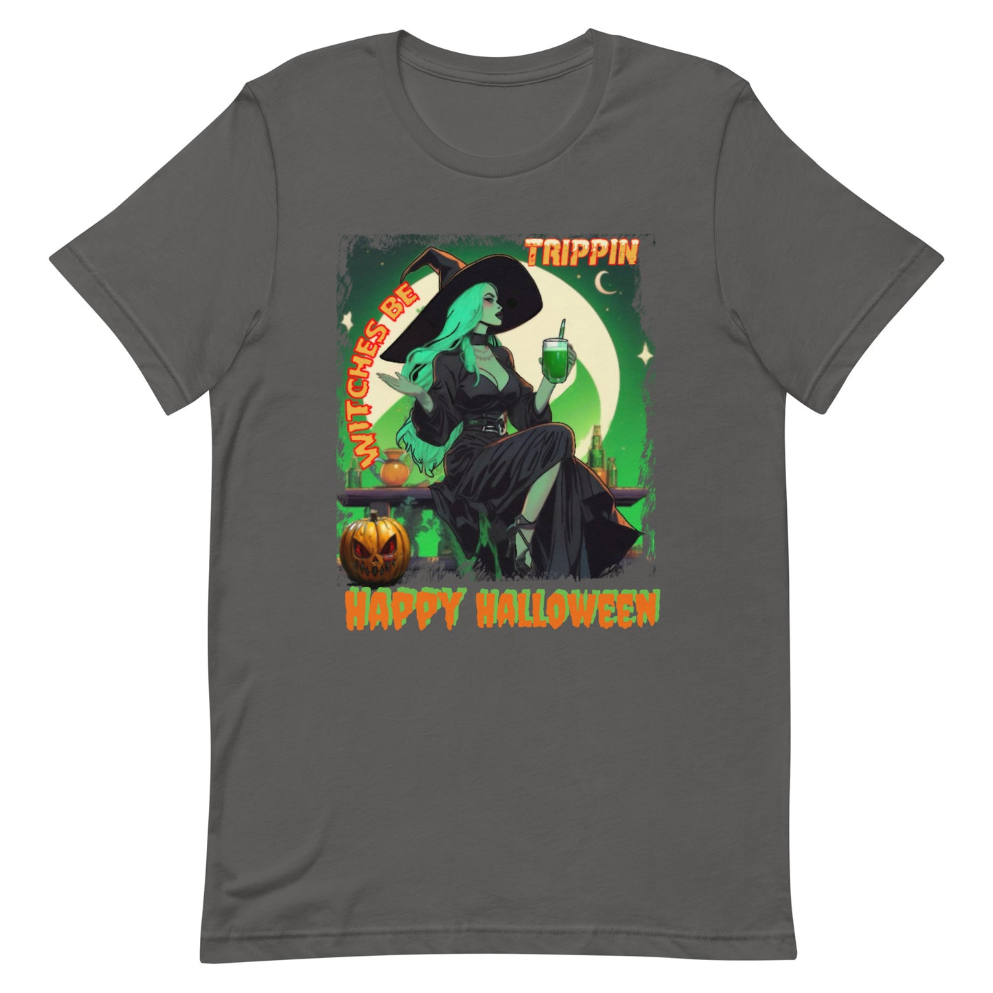 Halloween Witches Be TrippinUnisex t-shirt