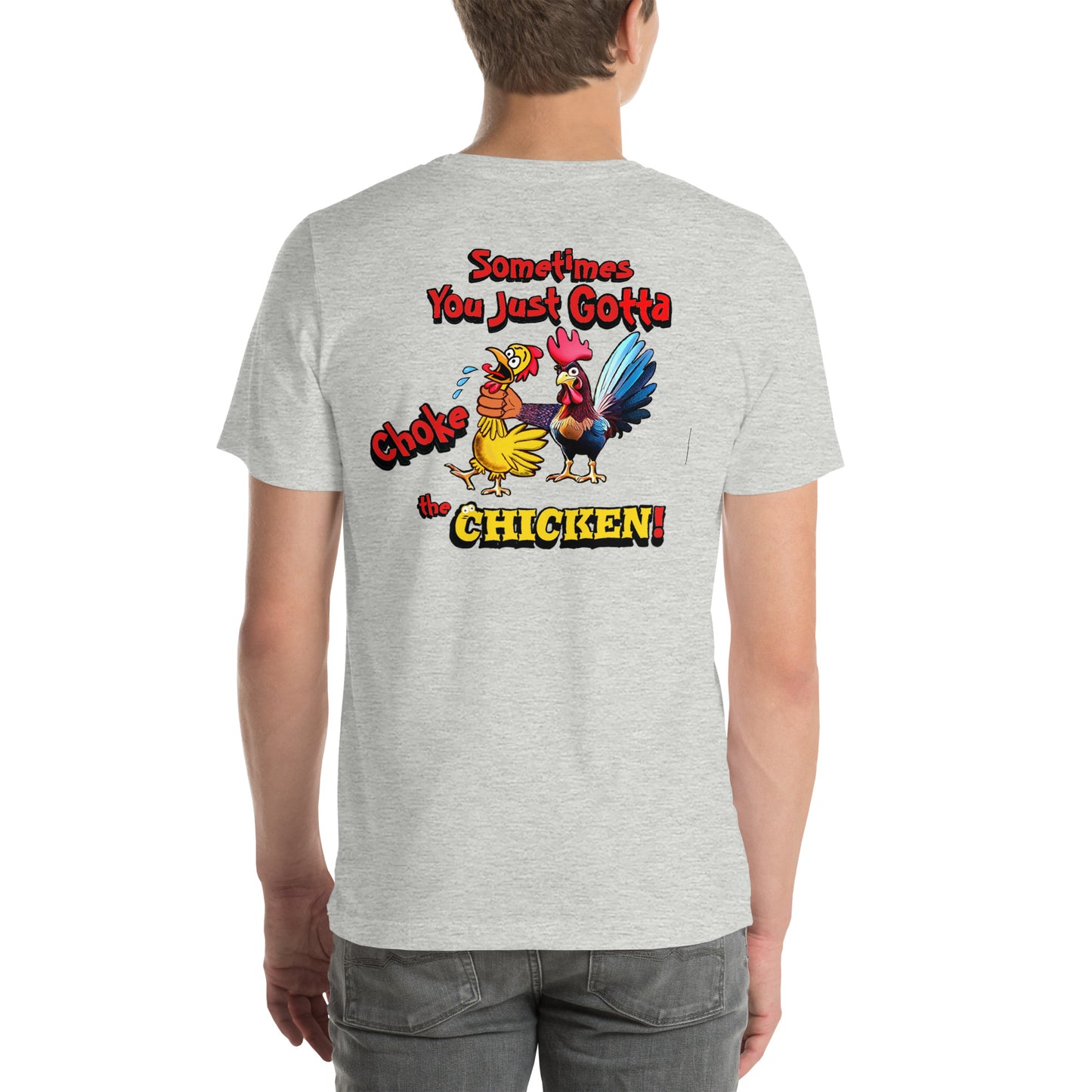 Cocky Ranch Wear Choke the Chicken Unisex t-shirt