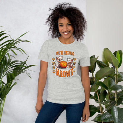 Halloween Creeping Meowt Unisex t-shirt