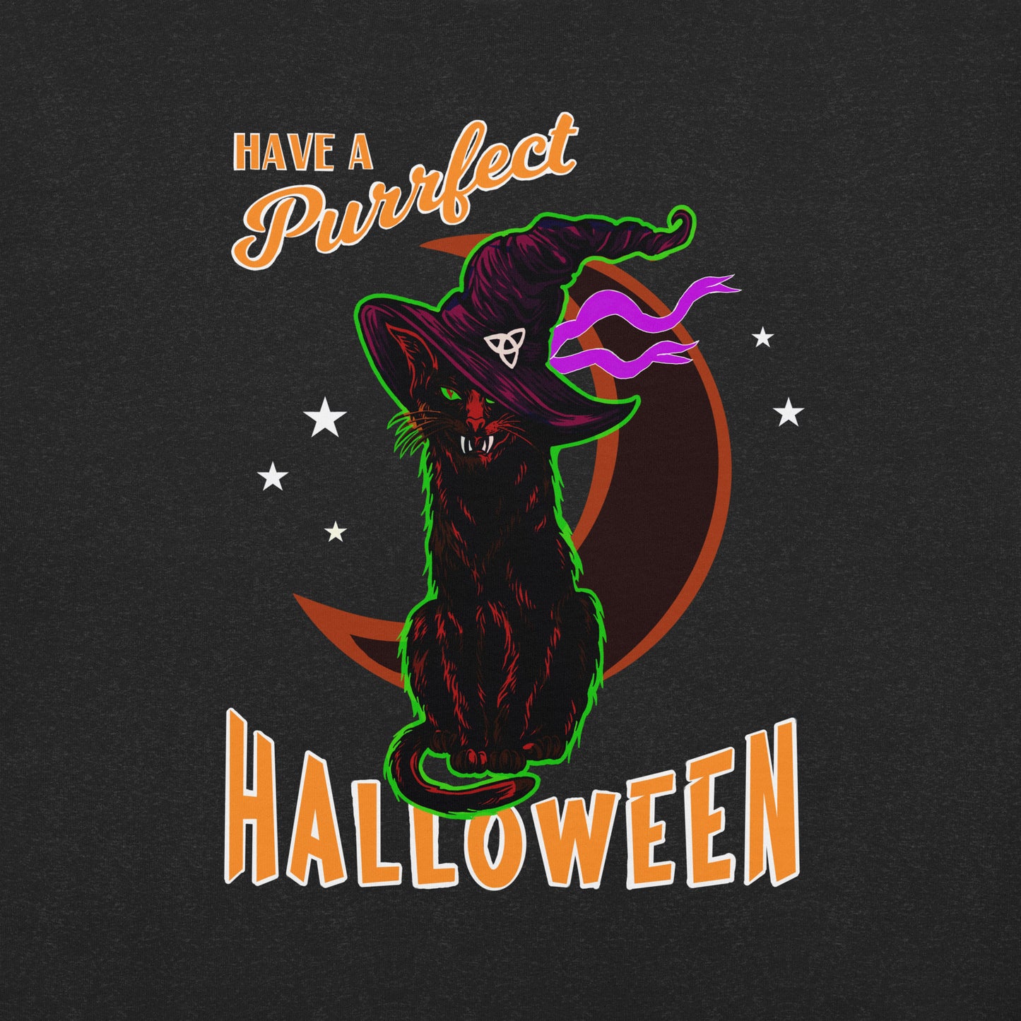 Halloween Purfect Unisex t-shirt