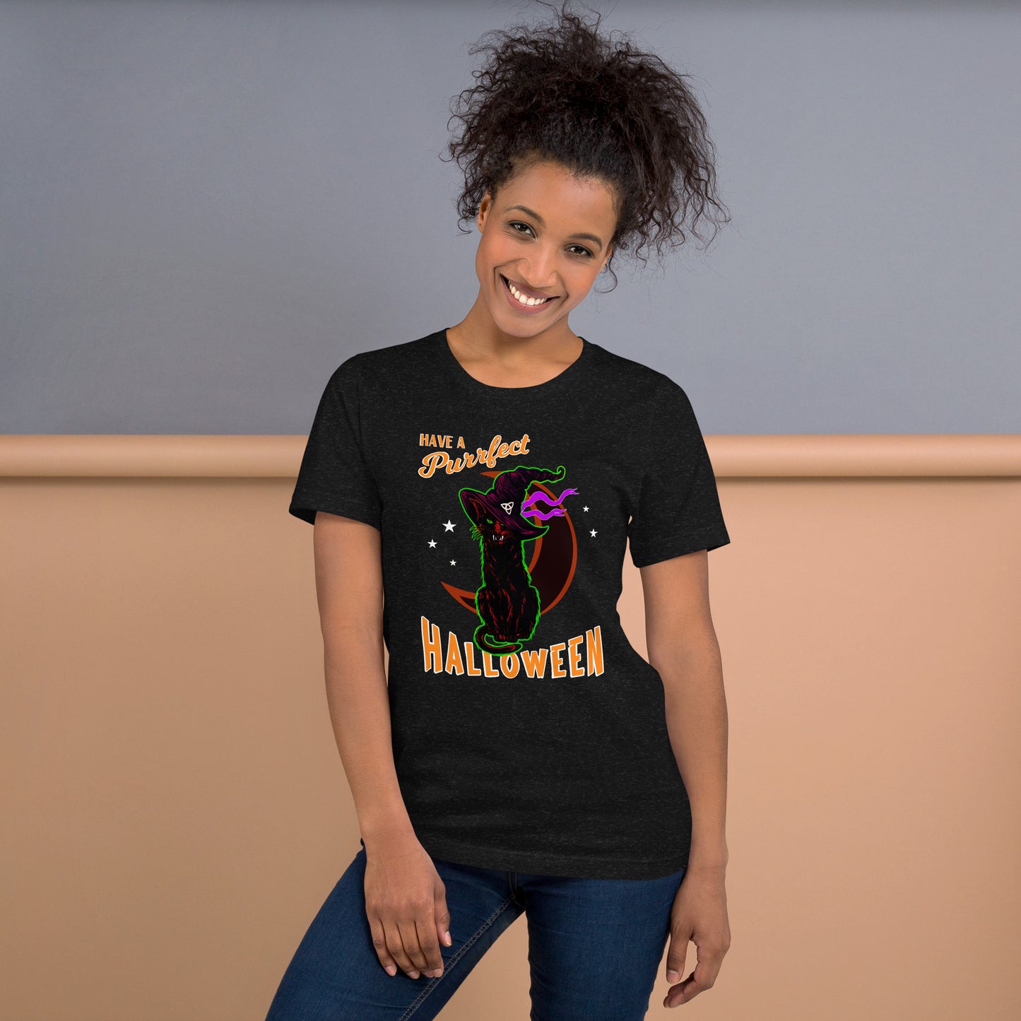 Halloween Purfect Unisex t-shirt