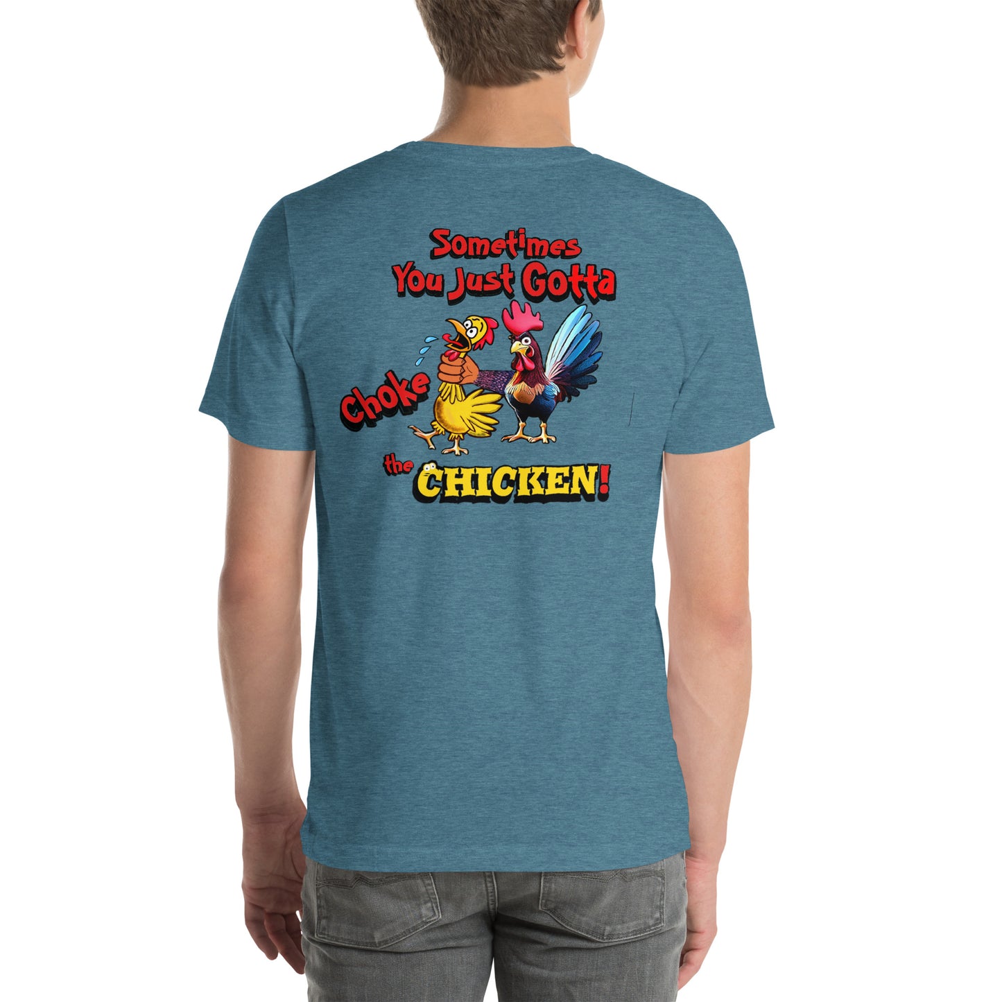 Cocky Ranch Wear Choke the Chicken Unisex t-shirt