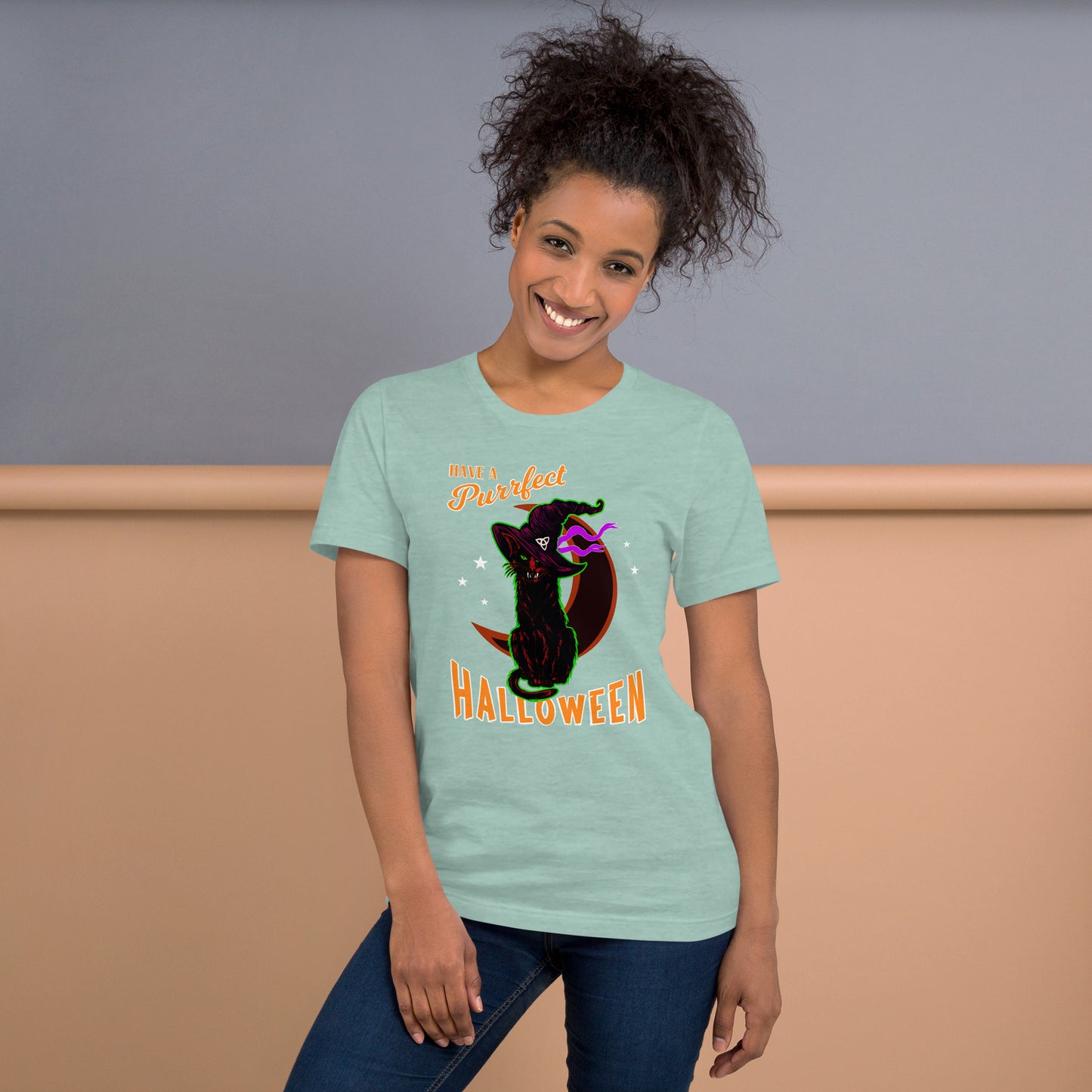 Halloween Purfect Unisex t-shirt