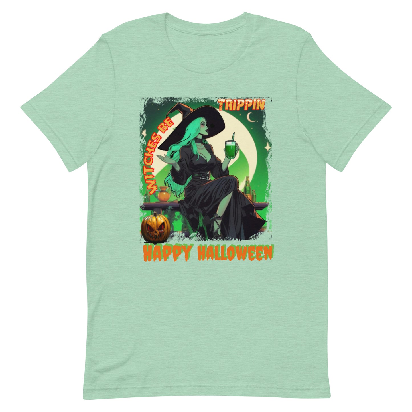 Halloween Witches Be TrippinUnisex t-shirt