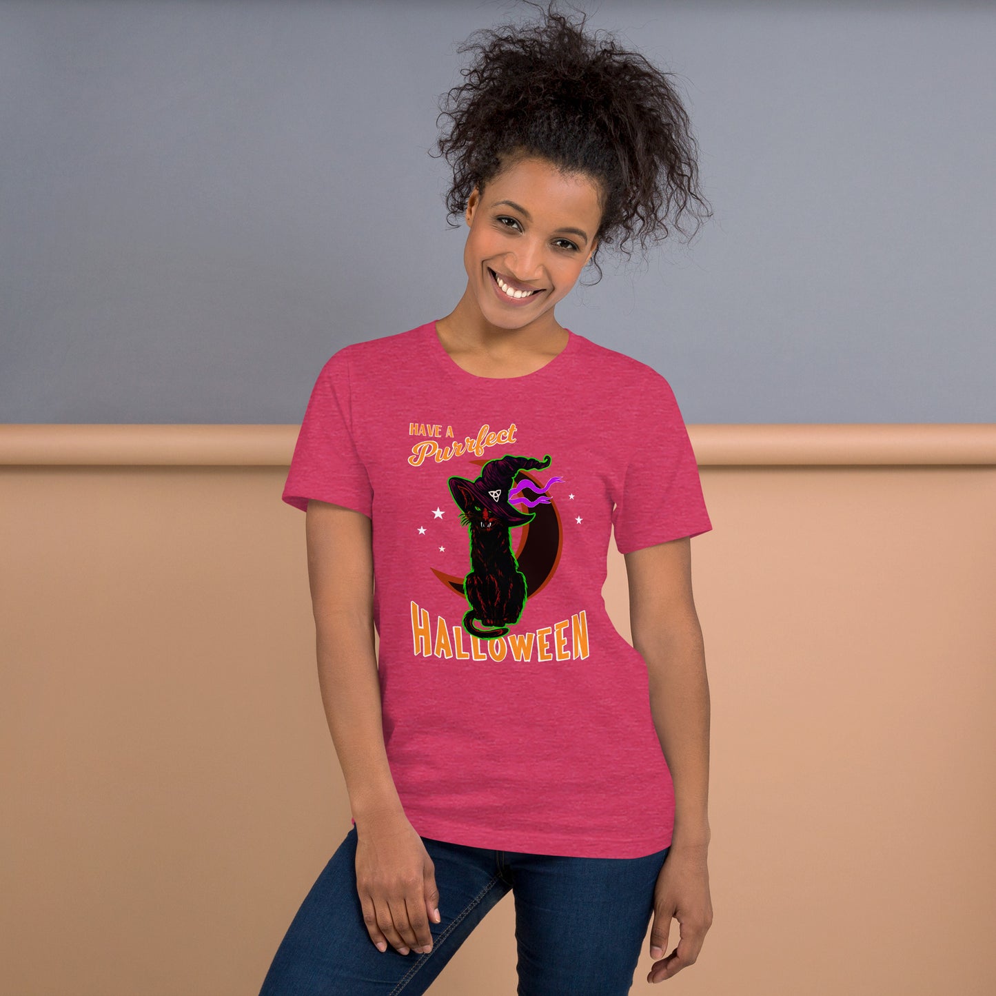 Halloween Purfect Unisex t-shirt