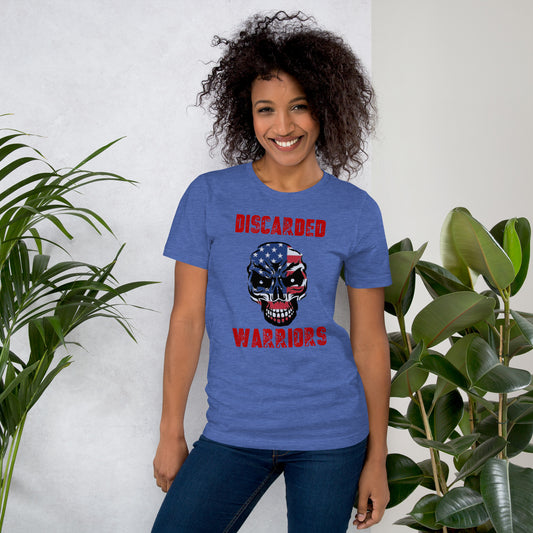 Discarded Warriors Skull Unisex t-shirt