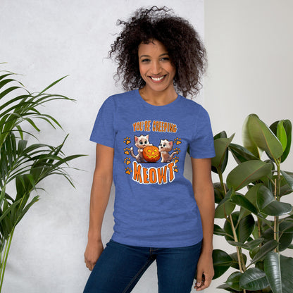 Halloween Creeping Meowt Unisex t-shirt