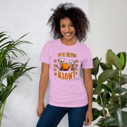 Halloween Creeping Meowt Unisex t-shirt