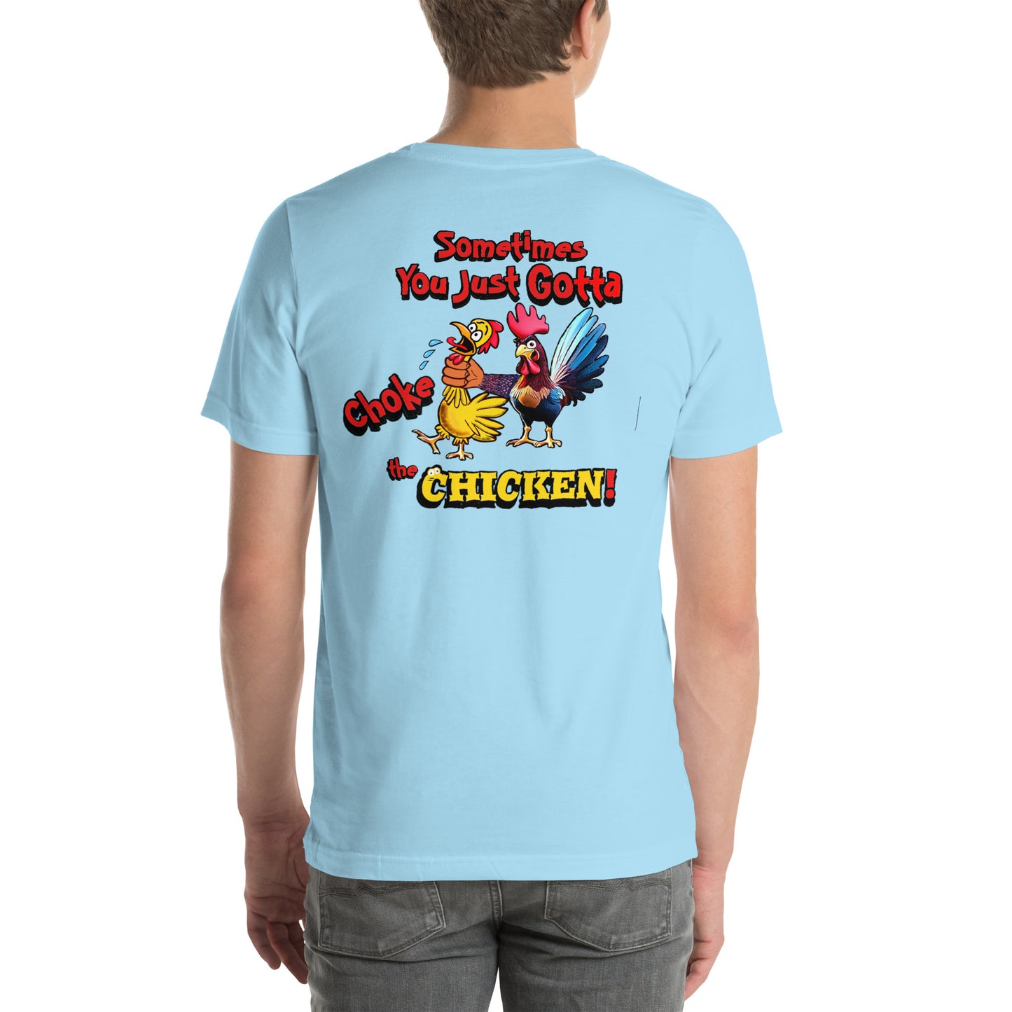 Cocky Ranch Wear Choke the Chicken Unisex t-shirt