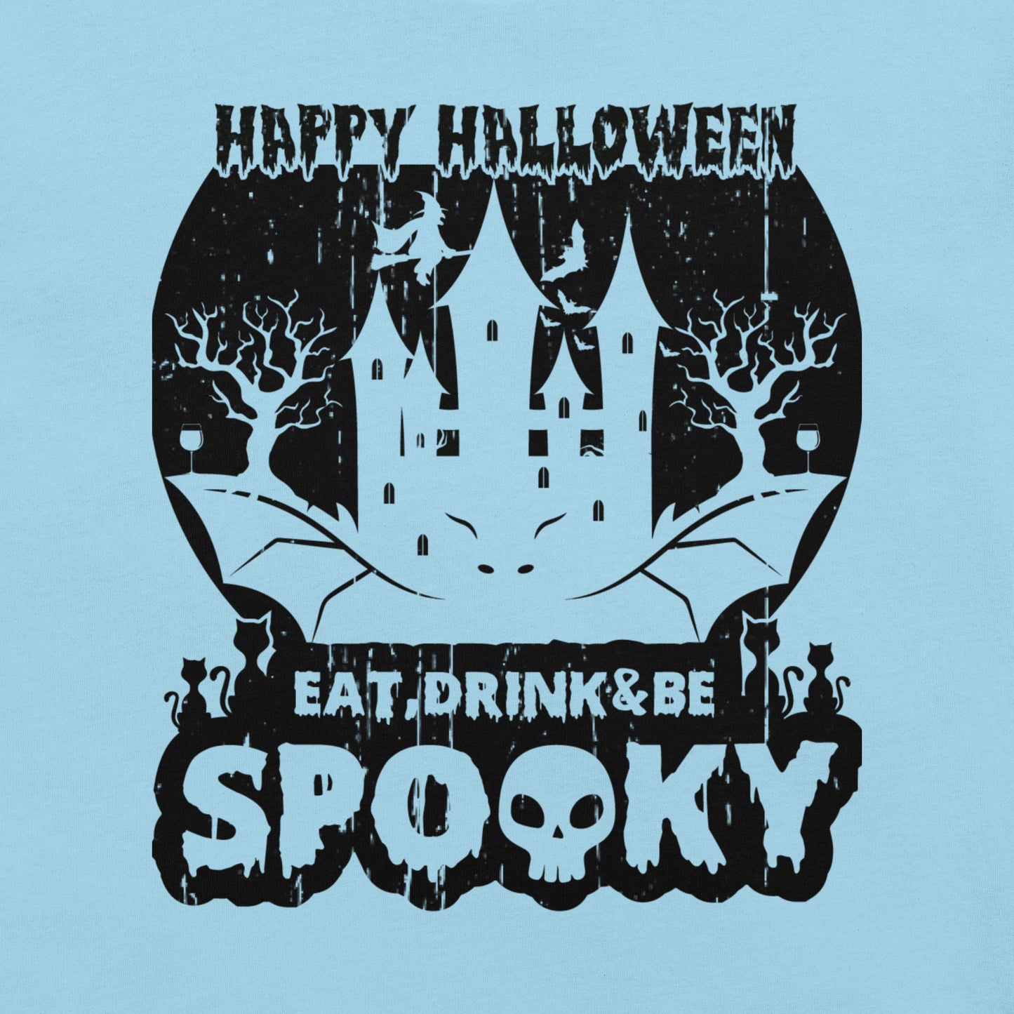 Halloween Eat, Drink & Be Spooky Unisex t-shirt