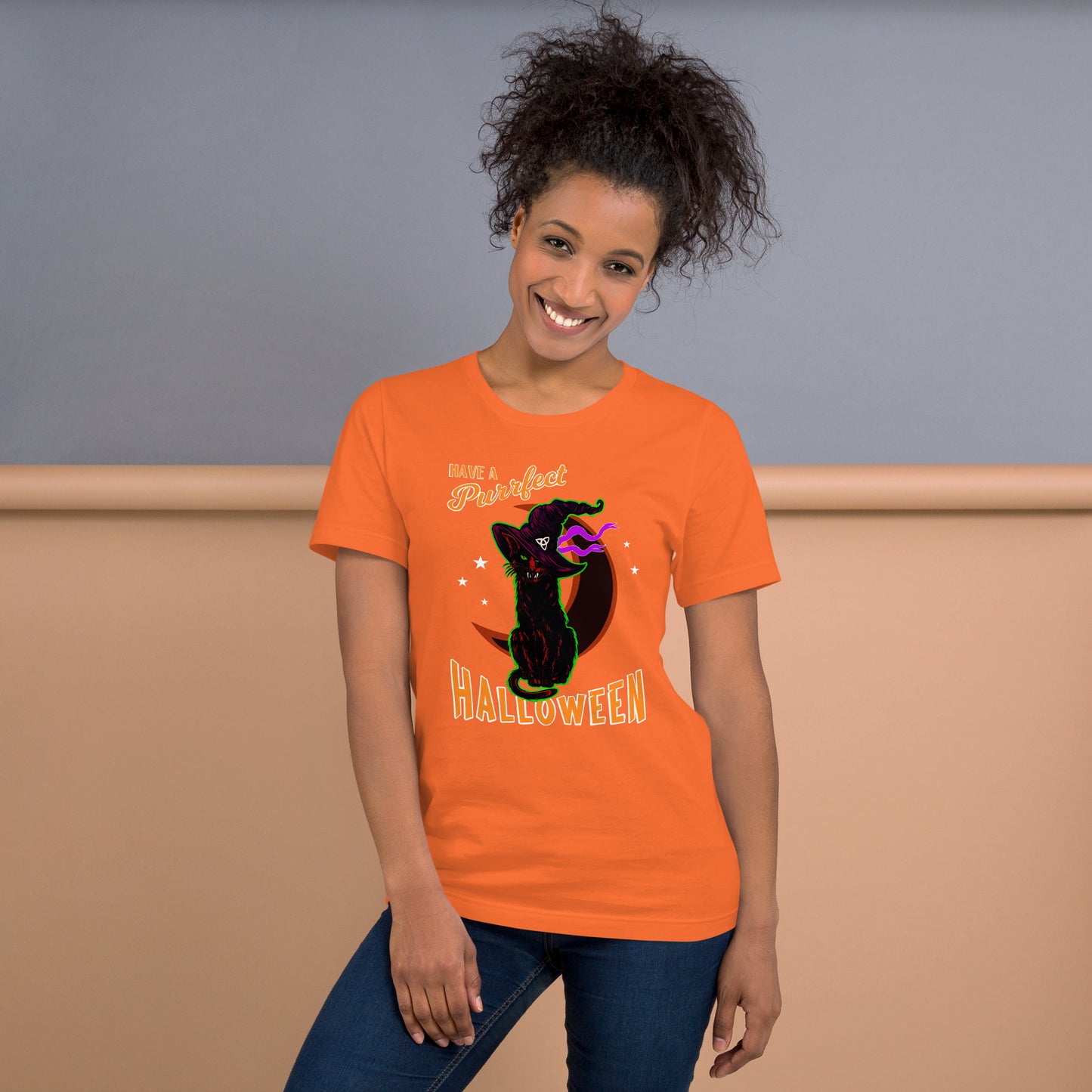 Halloween Purfect Unisex t-shirt