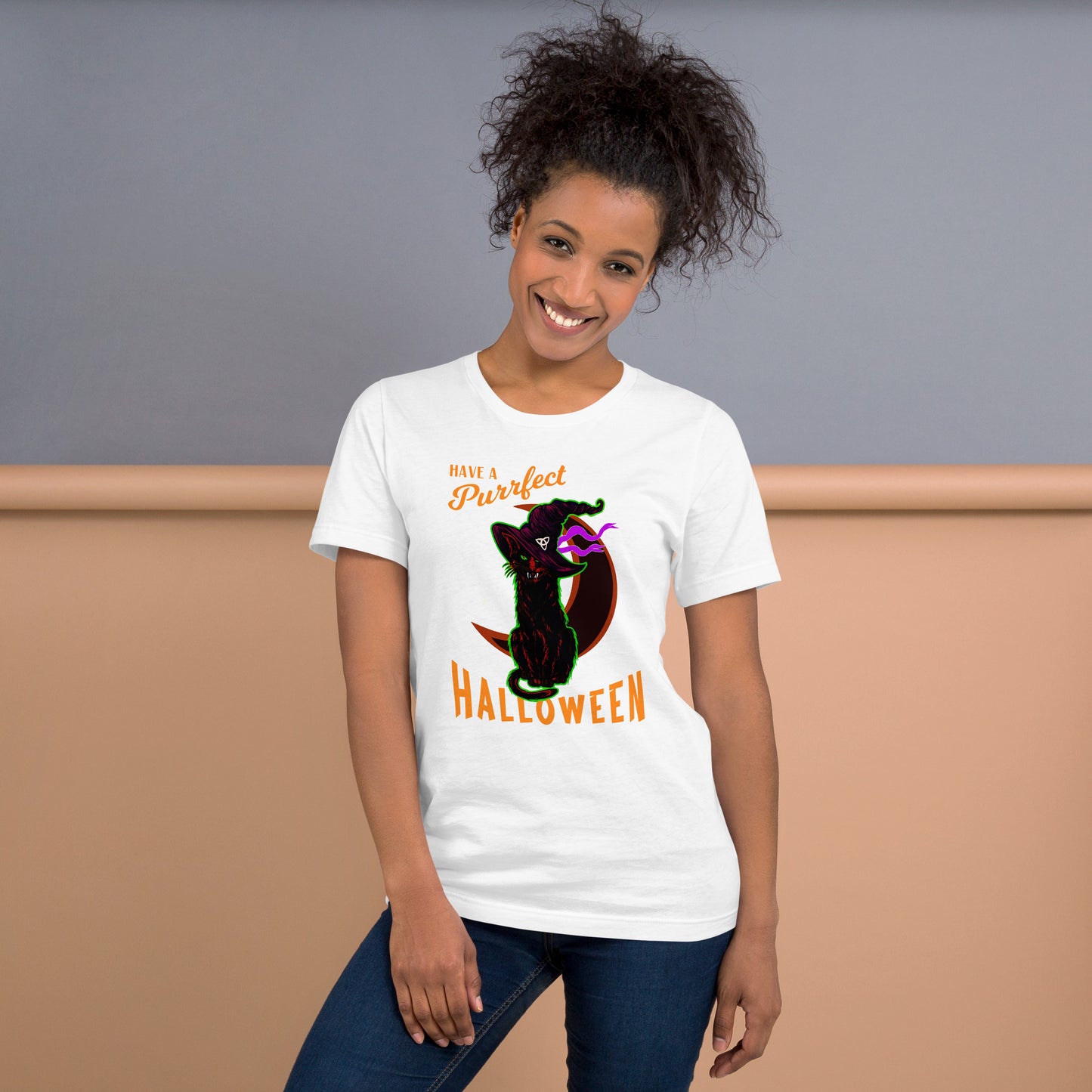 Halloween Purfect Unisex t-shirt