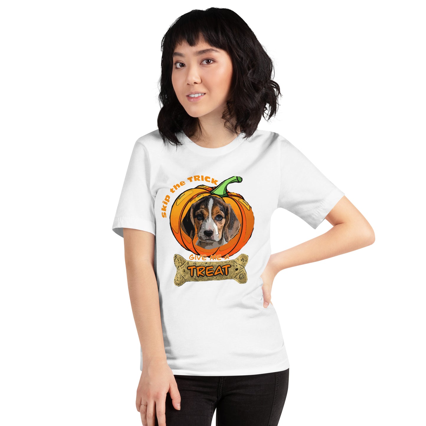 Halloween Skip the trick Unisex t-shirt