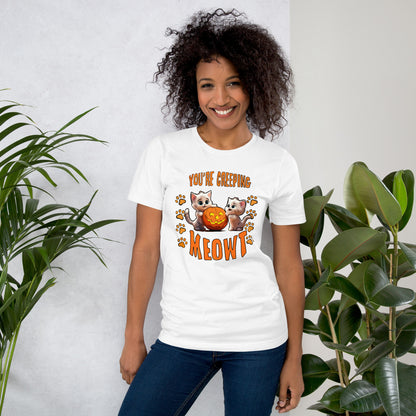 Halloween Creeping Meowt Unisex t-shirt