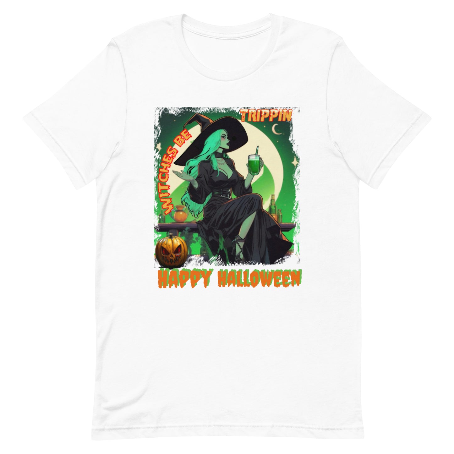 Halloween Witches Be TrippinUnisex t-shirt