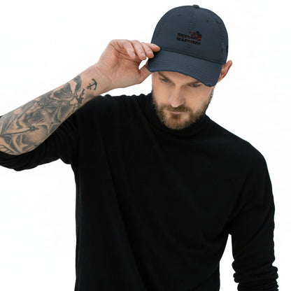 Discarded Warriors Logo Distressed Dad Hat