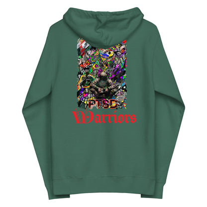 PTSD Unisex fleece zip up hoodie