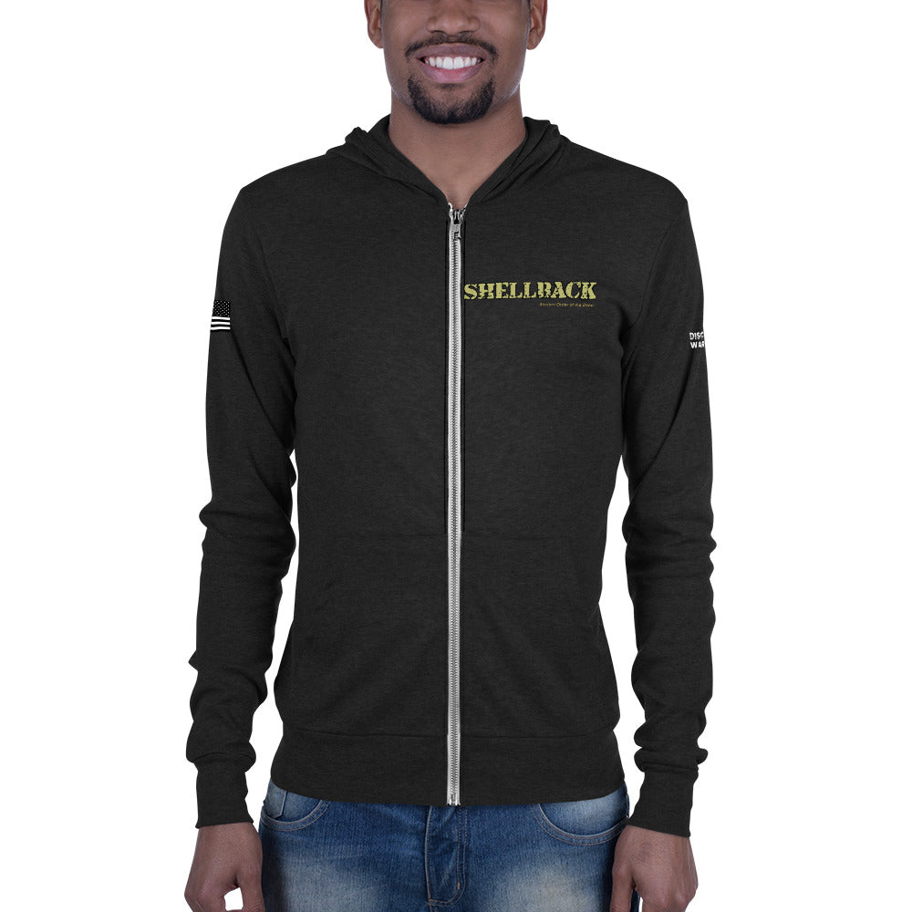 Shellback Unisex zip hoodie