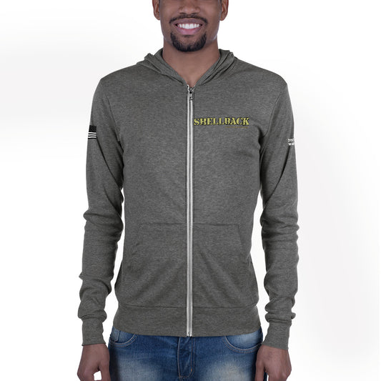 Shellback Unisex zip hoodie
