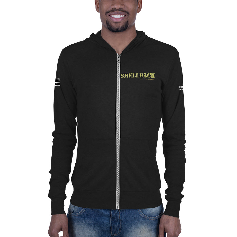 Shellback Unisex zip hoodie