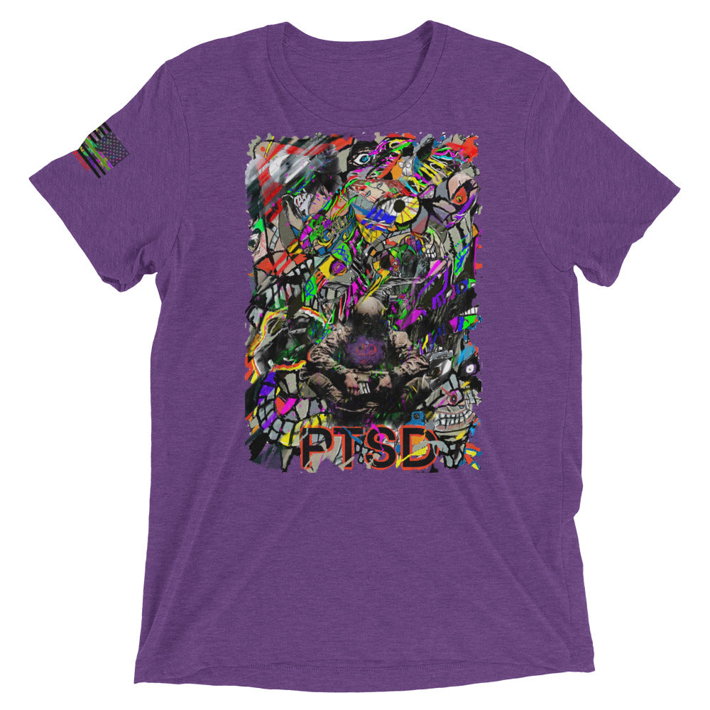 PTSD Front Shirt Design Short sleeve t-shirt