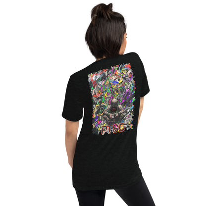 PTSD Back Shirt Design Short sleeve t-shirt