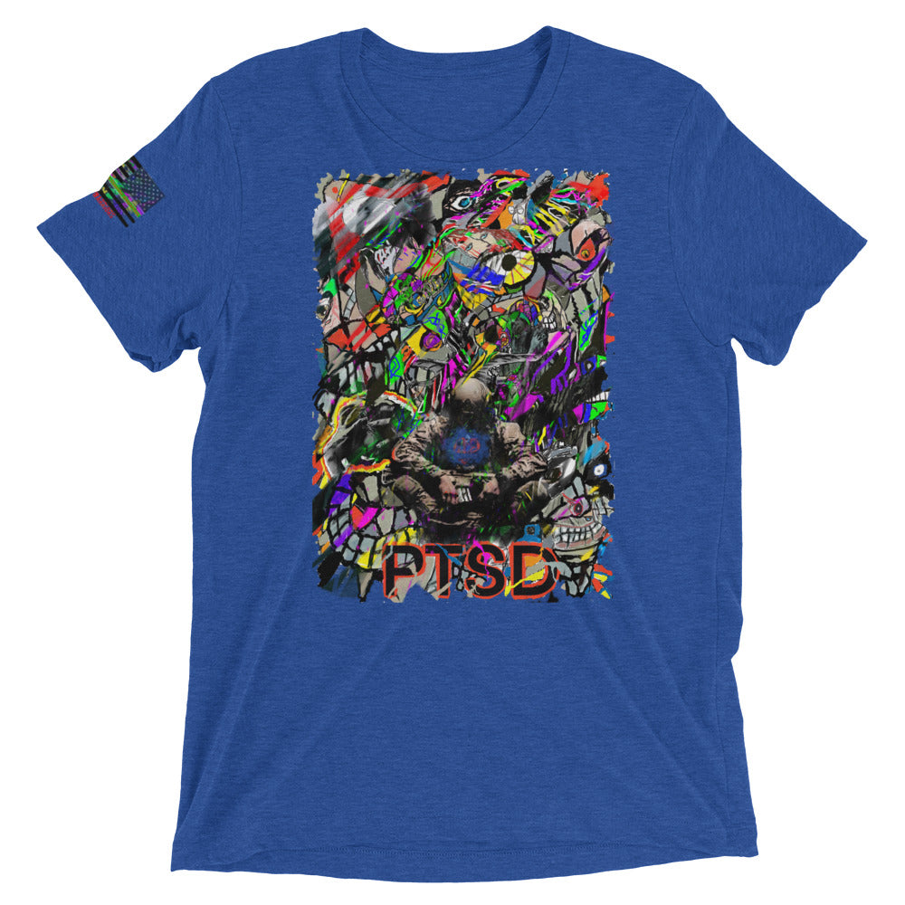 PTSD Front Shirt Design Short sleeve t-shirt